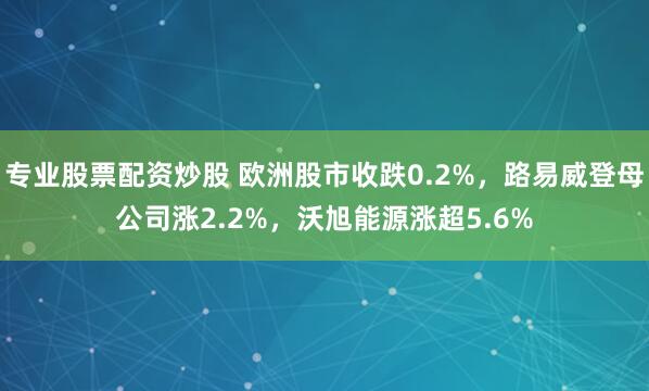 专业股票配资炒股 欧洲股市收跌0.2%，路易威登母公司涨2.2%，沃旭能源涨超5.6%